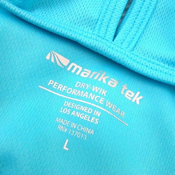 Marika Tek Mesh Cutout Racerback Active Tank Top - Picture 12 of 16